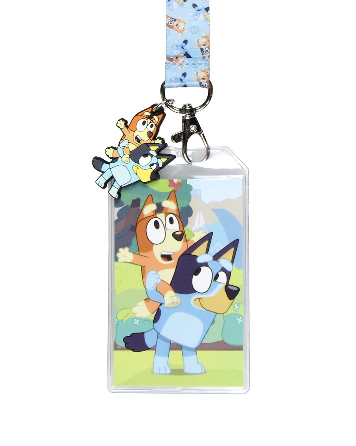 Amazon.com: Bluey Lanyard Badge Holder Character Design Strap with